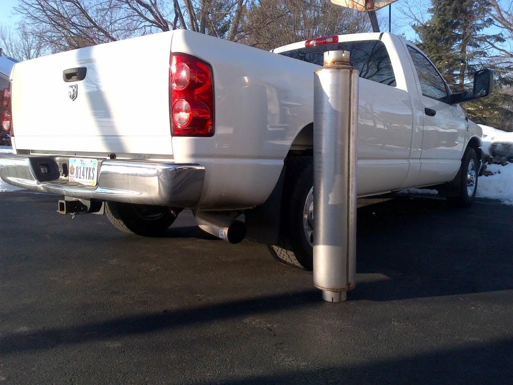 Which 5" Donaldson Muffler? Louder than stock or quieter? Cummins